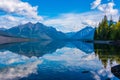 McDonald Lake, Glacier National Park, Montana, USA Royalty Free Stock Photo