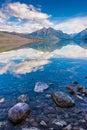 McDonald Lake, Glacier National Park, Montana, USA Royalty Free Stock Photo