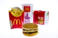 McDonald's Big Mac Menu Royalty Free Stock Photo