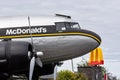 McDonald\'s DC3 Plane restaurant, Taupo, New Zealand