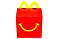 McDonald`s Happy Meal cardboard box