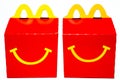 McDonald`s Happy Meal cardboard box