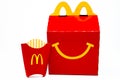 McDonald`s Happy Meal cardboard box