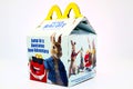 McDonald`s Happy Meal cardboard box with PETER RABBIT 2018 Animated Film