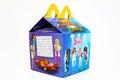 McDonald`s Happy Meal cardboard box with BARBIE and Hot Wheels