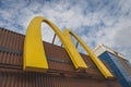 McDonald's logo at Expo 2015 in Milan, Italy Royalty Free Stock Photo