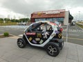 McDonald's Monopoly Car outside McDonald's Restaurant