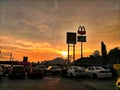 McDonald Sunset Wallpaper Royalty Free Stock Photo