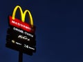 McDonald& x27;s light in night 24hours