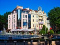 McDonalds Arch Sign on Historic Building, Varna, Bulgaria