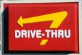 McDonalds Drive Thru Sign.