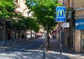 McDonalds kosher branch sign in Jerusalem