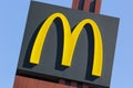 McDonalds Logo McDonald`s Restaurant Mc Donald`s Mc Donalds food Stuttgart Royalty Free Stock Photo