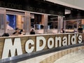 McDonalds restaurant at Terminal 1 of the Dubai International Airport in UAE