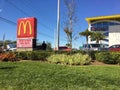 McDonalds sign - open 24 hours 365 days, Orlando, Florida, USA