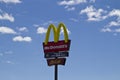 McDonalds sign Royalty Free Stock Photo