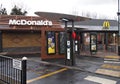 McDonalds Drive in Burger Restaurant in Staines Surrey UK