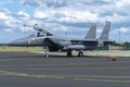 McDonnell Douglas F-15E Eagle on static display. Royalty Free Stock Photo