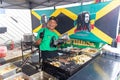 2019 McDonough, Georgia Geranium Festival - Cooking Jamaican Food