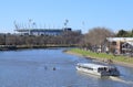 MCG and Yarra river city view Melbourne