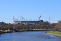 MCG and Yarra river city view Melbourne