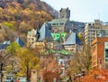 McGill University, McTavish reservoir and Royal Victoria Hospital in Montreal - Canada