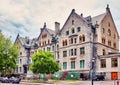 McGill University Strathcona music building on Sherbrooke street in Montreal Royalty Free Stock Photo