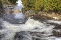 McGowan Falls in Ontario, Canada in early autumn