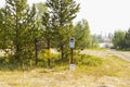 McIntyre Lake Camp Site information sign