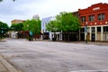 McKinney, Texas / USA - April 5, 2020: Historic Downtown McKinney