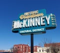 McKinney, Texas Welcomes All Royalty Free Stock Photo