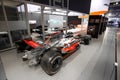 McLaren Formula One Racing Car on display at McLaren motor show exhibitor stand