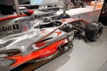 McLaren Formula One Racing Car on display at McLaren motor show exhibitor stand