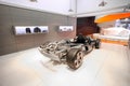 McLaren MP4-12C chassis on display at the McLaren motor show exhibitor stand Royalty Free Stock Photo
