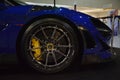 McLaren supercar wheel at Manila Auto Salon in Pasay, Philippines