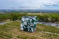 MCLAREN VALE, AUSTRALIA, JANUARY 5, 2020: d\'Arenberg Cube situated at a vineyard at Mclaren Vale, Australia Royalty Free Stock Photo