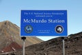 McMurdo station, Ross Island, Antarctica Royalty Free Stock Photo