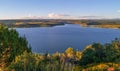 Sunset over McPhee Reservoir near Dolores, Colorado