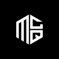 .MCQ logo MCQ icon MCQ monogram MCQ letter minimalist Circle flat Unique modern abstract logo design Royalty Free Stock Photo