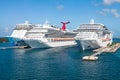 MCS Divina, Carnival Victory and Norwegian Escape Cruise Ships