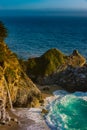 McWay Falls Big Sur California Royalty Free Stock Photo