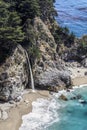 McWay Falls at Big Sur, California Royalty Free Stock Photo