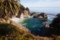 McWay Falls in Big Sur Royalty Free Stock Photo