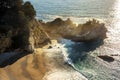 McWay Falls in Big Sur. Pacific ocean Royalty Free Stock Photo