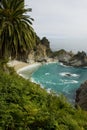 McWay Falls on California Coast near Big Sur Royalty Free Stock Photo