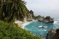 McWay Falls on California Coast near Big Sur Royalty Free Stock Photo