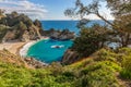 McWay Falls Landscape Big Sur Royalty Free Stock Photo