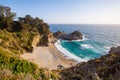 Mcway falls - Pacific coast highway in Big Sur, California, USA in the afternoon Royalty Free Stock Photo