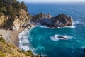 Mcway falls - Pacific coast highway in Big Sur, California, USA in the afternoon Royalty Free Stock Photo