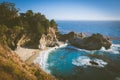 McWay Falls at sunset, Big Sur, California, USA Royalty Free Stock Photo